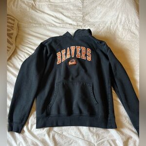 Black Oregon state Vintage hoodie